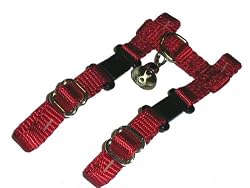 Sandia Pet Products Red Ferret Harness with Bell