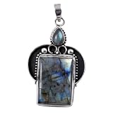 Handmade Sterling Silver Labradorite Pendant
