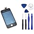 Replacement Digitizer and Touch Screen LCD Assembly for Black Apple iPhone 4