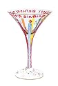 Lolita Love My Martini Glass, Happy Birthday