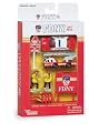 Fdny New York Fire Department Ladder Engine Truck, Car, Firemen & Signs Playset