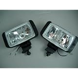 (2) 12V Trailer ORV Truck RV SUV 55W Halogen Work Utility Lights 