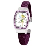 Disney Women's 0914BG0002-06 February Imitation Birthstone "Tinker Bell" Bangle Watch