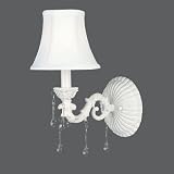 World Imports 5833-07 Alyssa 1 Light Wall Sconce, Distressed White