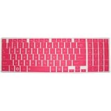 Semi-Light Pink Ultra Thin Silicone Keyboard Cover Protector Skin for Toshiba Satellite C50-A, C50D-A, C50T-A, C55-A, C55D-A, C55T-A, C55Dt-A, C70-A, C70D-A, C75-A, C75D-A, C875, C875D seires (Notes:Compare your laptop to IDENTIFY image on this listing for correct model)