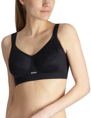 Shock Absorber Damen BH (Ohne B&uuml;gel), 331102 Sport BH N 102, Gr. 85C, Schwarz (schwarz 100 Preisvergleich