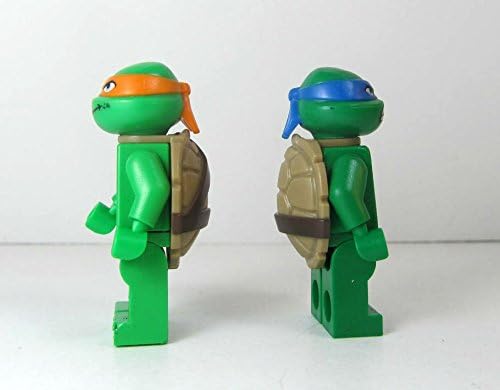 Lego TMNT Minifigures - Michelangelo and Leonardo