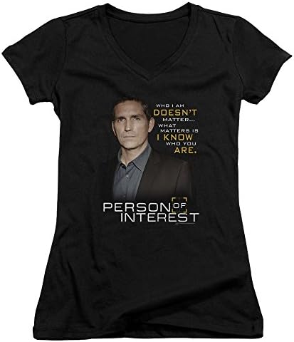 Person Of Interest Crime Drama Nyc TV Series I Know Juniors V-Neck T-Shirt Tee