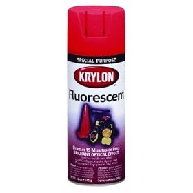 Krylon/Consumer Div 3109 Fluorescent Spray Paint - Fluorescent Blue
