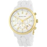 Michael Kors Quartz, Mother of Pearl Dial with White Acrylic Band - Womens Watch MK5218