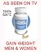 GAIN WEIGHT PILLS (90 CAPSULES) - Weight Gain Pills - 100% Safe! Only weight gain product that is effective. This #1 weight Gain Supplement is the best selling weight gainer - AS SEEN ON TV! Gain weight for Women and Gain Mass for Men! Increase appetite and slow down metabolism! Buy Now and Gain Fast Weight Fast! (Gain weight protein pills with Whey Protein) Women Gain weight and build muscle for Men Need weight gain? This is the answer to how to gain weight! - Excellent Mass Gainer!
