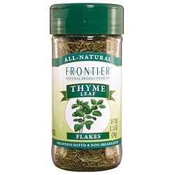 Frontier Thyme Leaf Cut and Sifted, 0.85-Ounce Bottles (Pack of 3)