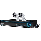 Swann SWDVK-442002-US DVR4-4200 4 Channel 960H Digital Video Recorder and 2 x PRO-642 Cameras (Black/White)