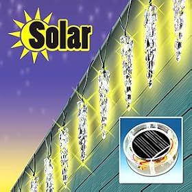 Solar Icicle Lights