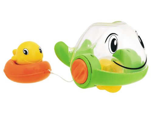Chicco 13cm Swimming Whales Bath Toy