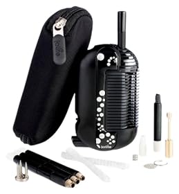iolite IEV-AP-002 Portable Black Vaporizer with 3 Pack Extended Mouthpiece and an Optimizer (Bonus Pack)