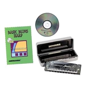 Hohner 560 Special 20 Harmonica, Key of C, with Bonus First Lessons Book, CD AND DVD