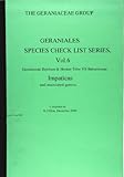 Geraniaceae Bentham & Hooker Tribe VII Balsamineae : impatients and associated genera