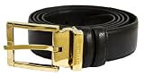 Givenchy Black Leather Belt with Gold Buckle 4041400880