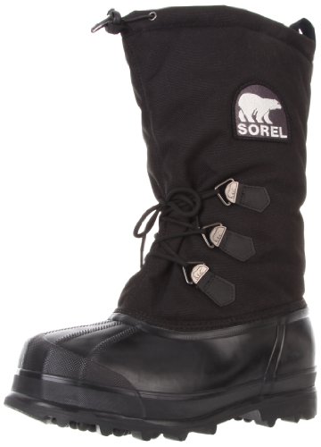Sorel Men's Glacier Snow Boot,Black,11 M US