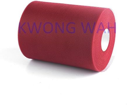 Special Offer Free Shipping Tulle Roll Spool 6"x100yd(15cm X 91 Metres)tutu Wedding Gift Bow (Burgundy)