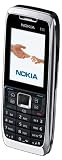 Nokia - T�l�phone portable E51 - 3G / Bluetooth / photo 2 m�gapixels / slot m�moire microSD / MP3 / radio FM - acier blanc