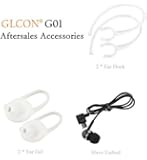 GLCON&reg; G-01 Series Bluetooth 4.0 Stereo Headset Exclusive Accessories Set, Ear Gel, Ear Hook and Slave Earbud