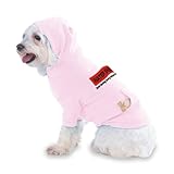 IMAGE OF WATER SKIER And loving every minute of it Hooded (Hoody) T-Shirt with pocket for your Dog or Cat Small Pink
