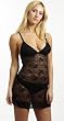 Rampage Lace Chemise in Regular and Plus Sizes