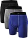 Neleus Men's 3 Pack Compression Athletic Sport Shorts