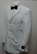 New Mens Single Breasted (SB) Three Button White Tuxedo Suit - High Quality, Low Cost, A Great Value!