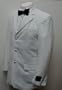 New Mens Single Breasted (SB) Three Button White Tuxedo Suit - High Quality, Low Cost, A Great Value!