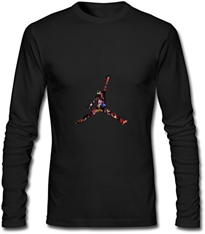 Men's Michael Jordan Logo Long Sleeves T Shirt