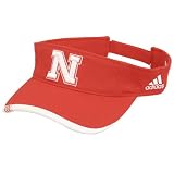 adidas Nebraska Cornhuskers Scarlet Assistant Coaches Visor