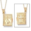 14k Gold "Lord's Prayer" Pendant