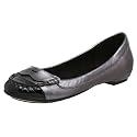 Report Women's Sheila Moccasin Flat,Pewter,6.5 M US