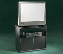 Beginnings Swivel-Top TV Stand - Black