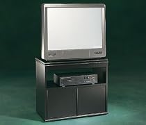 Beginnings Swivel-Top TV Stand - Black