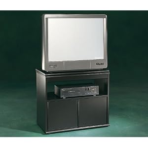 Beginnings Swivel-Top TV Stand - Black by