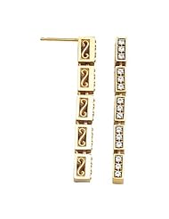 14K Yellow Gold Diamond Earrings - 0.45 Ct. -- LIFETIME WARRANTY