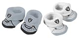 Oakland Raiders 3-6 Month 2 pair Bootie Set