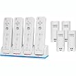 Wii Remote Quadruple Charge Station with 4 Rechargeable Batteries