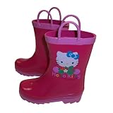 Sanrio Hello Kitty Girl's Pink Rain Boots (Toddler/Little Kid)