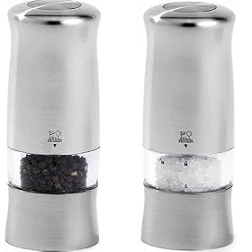 PEUGEOT - Ensemble moulins electriques sel et poivre 14cm ionx Zeli 24079 + 2...