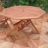 VIFAH V412 Outdoor Wood Octagonal Table