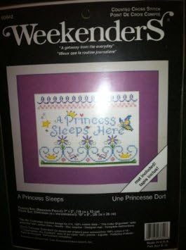 Weekenders - A Princess Sleeps - Counted Cross Stitch