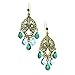 Dionysis Beaded Jewels Blue Emerald Chandelier title=