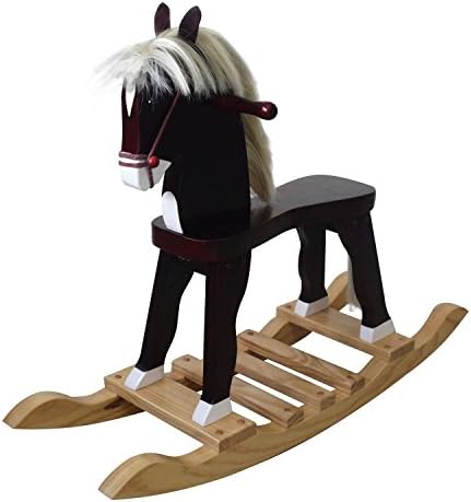 Teamson Kids - Windsor Derby Wooden Rocking Horse for Kids
