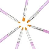 Everydaysource&reg; 7pc UV Gel Acrylic Nail Art Tips Builder Brush Pen