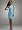 David's Bridal Bridesmaid Dresses One Shoulder Satin Dress with Pleated Bodice Style F44358, Pool, 2
